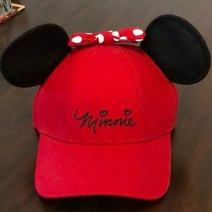MINNIE MOUSE Disney Hat with Ears and Bow